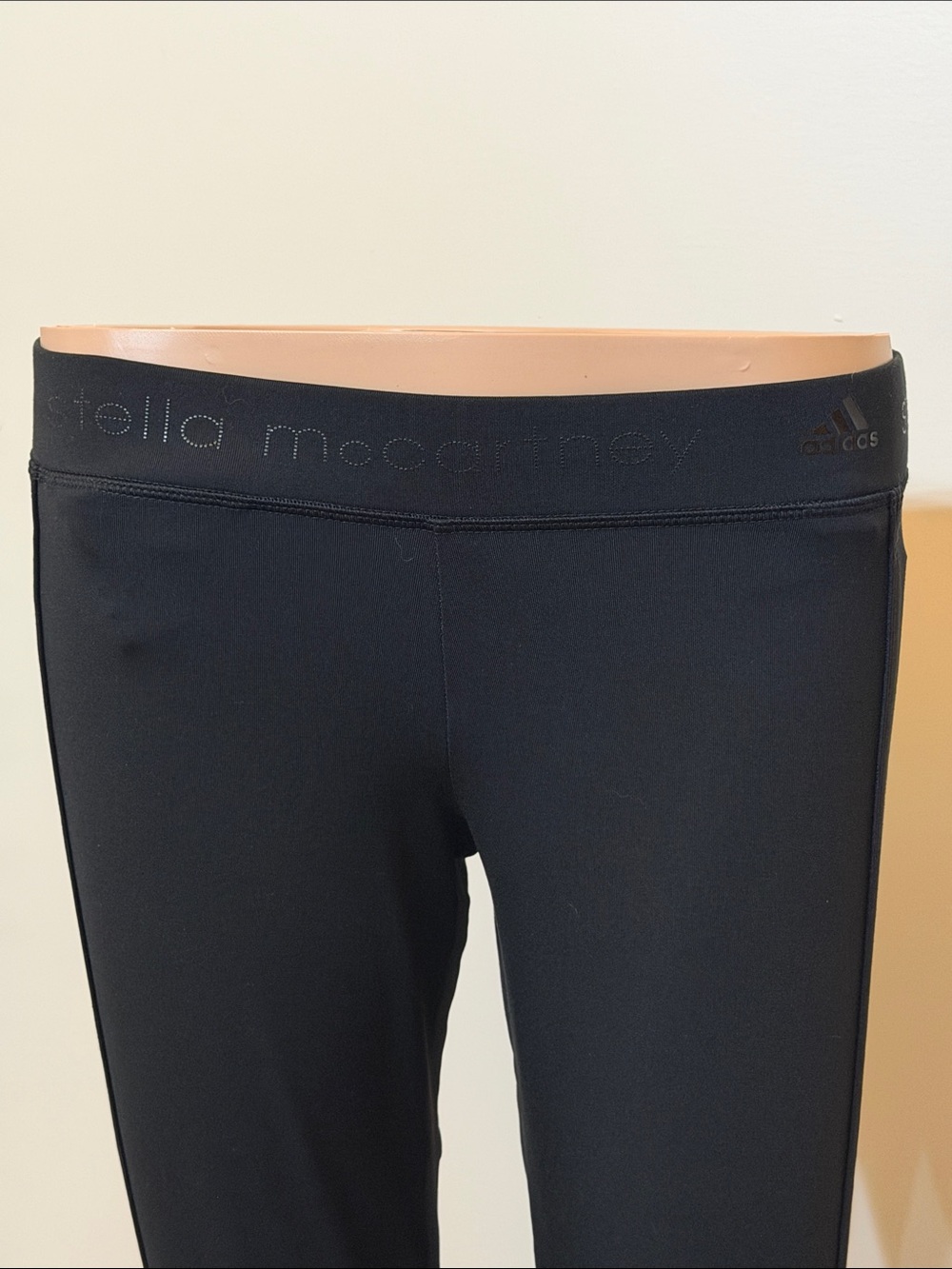 Adidas by Stella McCartney Black Cropped Performance Leggings Size XS NWOT - Picture 3 of 7